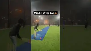 Straight shot from middle of the bat ! 🏏🥎 #cricketshots  #cricketreels