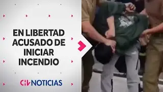 En libertad quedó sujeto acusado de haber intentado iniciar un incendio en Penco - CHV Noticias