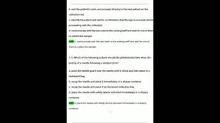 NCCT Phlebotomy Practice Exam Latest 2025  2026 Update Questions and Verified Answers  100 Correct