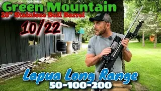 Ствол Green Mountain 10/22 из нержавеющей стали, 28 дюймов, стрельба группами 50-100-200 с Lapua ...