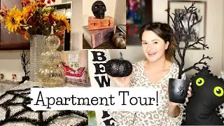 TOUR MY HALLOWEEN DECORATED APARTMENT 2020! How I decorated for Halloween this year ON A BUDGET!!!