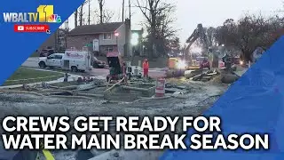 Baltimore City, county brace for water main break season