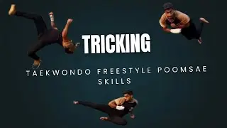 Taekwondo Freestyle poomsae skills | easy Tricking kicks