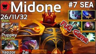 Midone [Secret] plays Ember Spirit!!! Dota 2 Full Game7.22
