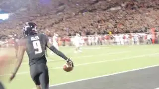 Jonathan Giles' Shoestring Touchdown vs Oklahoma
