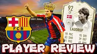 THE PRINCE OF DENMARK!!! 92 PRIME ICON MOMENTS LAUDRUP PLAYER REVIEW! | ICON SWAPS 3