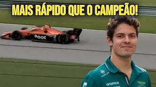 MAIS R&Aacute;PIDO QUE O CAMPE&Atilde;O DA INDY!FELIPE DRUGOVICH E O TESTE DO BRASILEIRO.