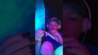 ASMR tiktok live #10   Tissue paper, mic brushing,scratching, tapping, glue