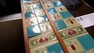 Britain`s Heritage ati064 Antique Victorian Fireplace Tile set