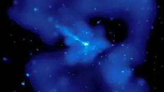 NGC 5128 Centaurus A Lenticular Radio Galaxy, animation of