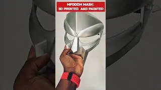 I 3D-printed the classic MFDoom Mask! #MFDoom #madvillain #drdoom #doom