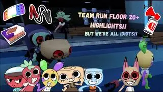 getting me and my noob friend to floor 20+ highlights! || Dandy's world #distractor