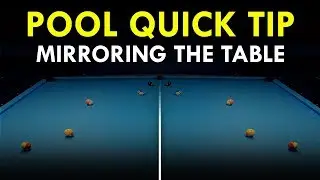 Pool Quick Tip | Make Kickshots By Mirroring The Table