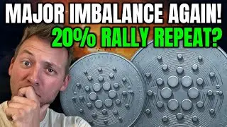 CARDANO ADA - ОПЯТЬ КРУПНЫЙ ДИСБАЛАНС!!! ПОВТОРЕНИЕ РОСТА НА 20%?!