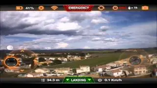 Parrot AR.Drone 2.0 : Capture vid&eacute;o ARFreeFlight HD