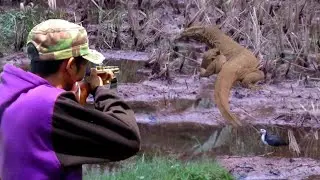 WOOW GILA‼️HUNTING BIAWAK SUNGAI POIN BERTUBI TUBI
