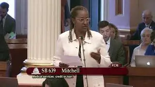 Senate OKs SB 639 by Sen  Mitchell to curtail predatory lending practices in doctors&rsquo; offices