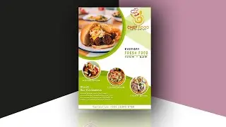 How to Create a Professional Flyer in Photoshop | Restaurant Flyer