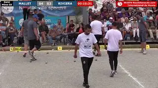 International &agrave; p&eacute;tanque de Nyons 2018 : Demi-finale BONETTO vs MALLET