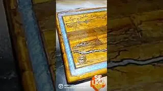 T&aacute;bua para churrasco personalizada,  efeito Lichtenberg.