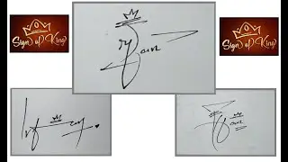 How to Draw Signature like a Billionaire (For Alphabet 
