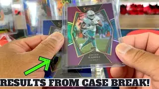 Results From Select Football 2021 Hobby Case Break! ($900 3 Teams)