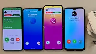 Incoming call Poco F5 Samsung S10+ Samsung Galaxy Z Flip 5 Oppo A5S with mouse control