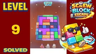 Screw Block Escape &ndash; Level 9 | Walkthrough
