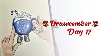 DRAWCEMBER 2025 &ndash; Day 17 | Hot chocolate | 31 Days of Drawing