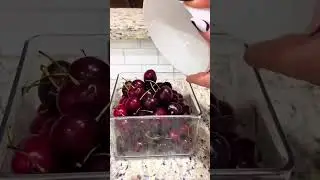 Cherry 🍒 and falsa fruit washing #cherry #falsa #washing #shorts #viralvideo #shortvideo #shortsfeed