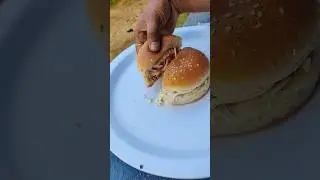 Homemade Chicken Burger | Full of Flavor #shorts #viral #burgerrecipe #chikenburger #recipe #today