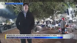 Homeless advocate arrested during community meal