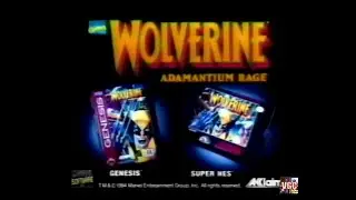 1994 Wolverine Adamantium Rage SNES Genesis Commercial