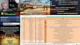 [FFRK] Poison Physical Tier List Discussion - Autumn 2017