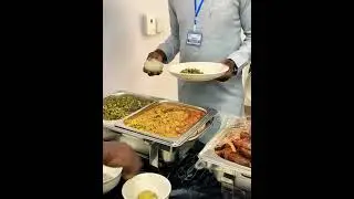 Abuja catering services. Portion of soup per swallow. #corporate #food #abuja #buffet #foodie