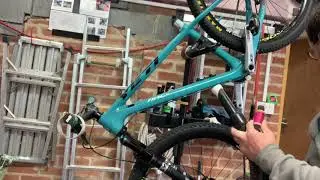 Internal dropper post cable routing hack