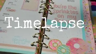{[Filofax Deco Time-Lapse]} With Sprinkles On Top