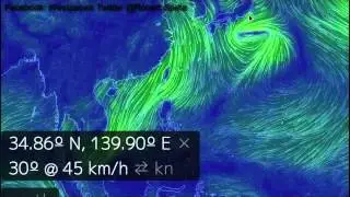 Intense Winter Storm to much of Japan and Korea.