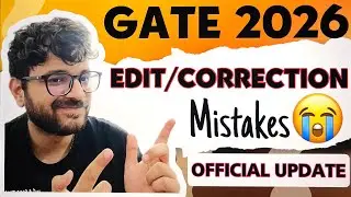 GATE 2026 Form Mistakes? Fix Them Before It&rsquo;s Too Late! 🚨