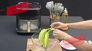 Banana Fritters Recipe in Libra 4.5L Glass Bowl Air Fryer