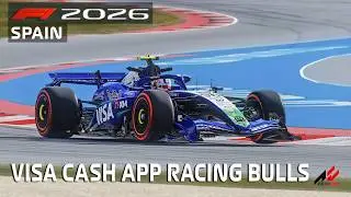 F1 2026 V12 Racing Bulls Livery Concept Circuit de Barcelona Catalunya Assetto Corsa