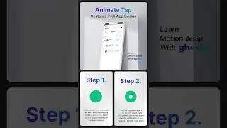 Tap Animate for UI mobile App animation in After Effects