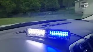 xprite 16 led blue and white strobe lights for dash / windshield with suction cups