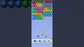 Bubble shooter game level up # short # video 🏁