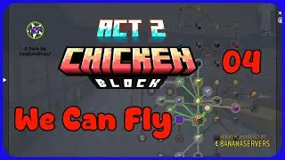 Jetpacks for the win Ep 04. #minecraft #chickenblock #danrobzprobz
