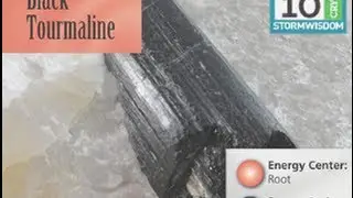 CRYSTAL SHOWCASE: Black Tourmaline | Energy Center: Root | StormWisdom