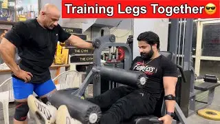 Guru-Chela Partner Workout|| Traning Legs With Guru Ji|| Insane Pump