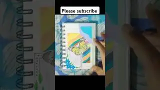 My first journal on new diary #butterfly #journal #handmadescrapbook @alfiartgallery