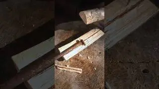 Idea with a nail and a stick #bushcraft #camping #outdoors