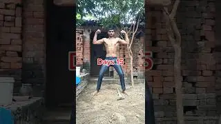 Home workout Days 15 #shorts #fitness #hardworkworks #gymexercises